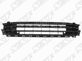 1 639 р. Решетка в передний бампер (с отв. под парктроник) SAT  Volkswagen Jetta  A6 (2015-2018) седан рестайлинг  с доставкой в г. Москва. Увеличить фотографию 1