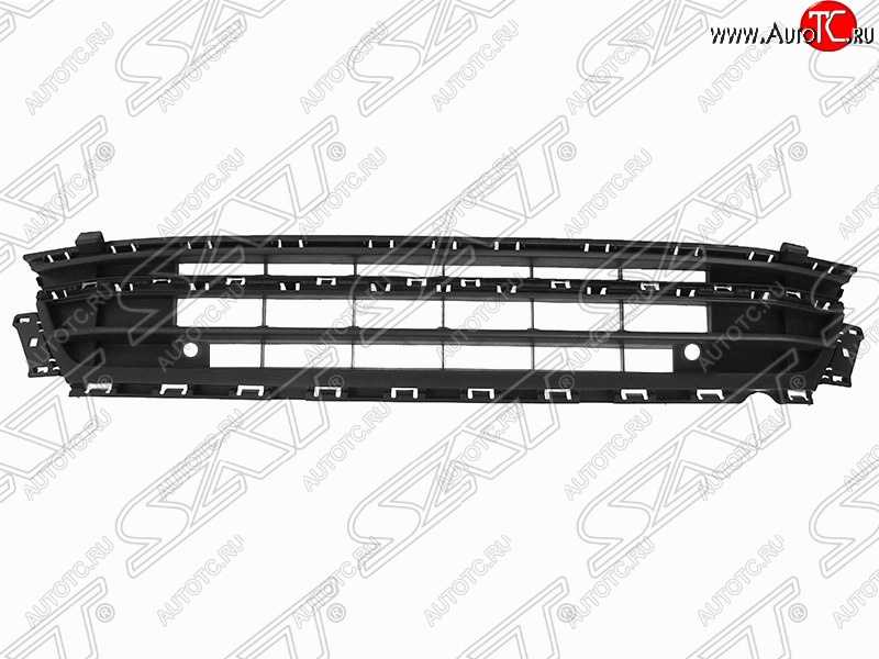 1 639 р. Решетка в передний бампер (с отв. под парктроник) SAT Volkswagen Jetta A6 седан рестайлинг (2015-2018)  с доставкой в г. Москва