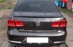 4 649 р. Лип спойлер Sport Volkswagen Passat B7 седан (2010-2015) (Неокрашенный)  с доставкой в г. Москва. Увеличить фотографию 2