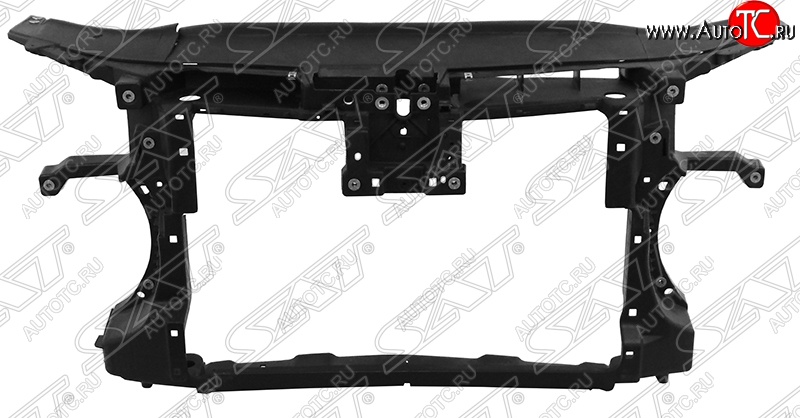 10 649 р. Рамка радиатора (телевизор) (рестайлинг) SAT Volkswagen Passat CC дорестайлинг (2008-2012) (Неокрашенная)  с доставкой в г. Москва