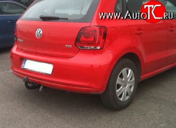 22 699 р. Фаркоп NovLine Volkswagen Polo 5 хэтчбек дорестайлинг (2009-2015)  с доставкой в г. Москва