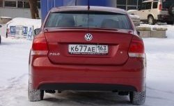 4 199 р. Козырёк на заднее лобовое стекло Sport  Volkswagen Polo  5 (2009-2020) седан дорестайлинг, хэтчбек рестайлинг (Неокрашенный)  с доставкой в г. Москва. Увеличить фотографию 3