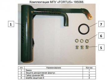 12 349 р. Замок КПП FORTUS AT+  Volkswagen Teramont  CA1 (2016-2020) дорестайлинг  с доставкой в г. Москва. Увеличить фотографию 3