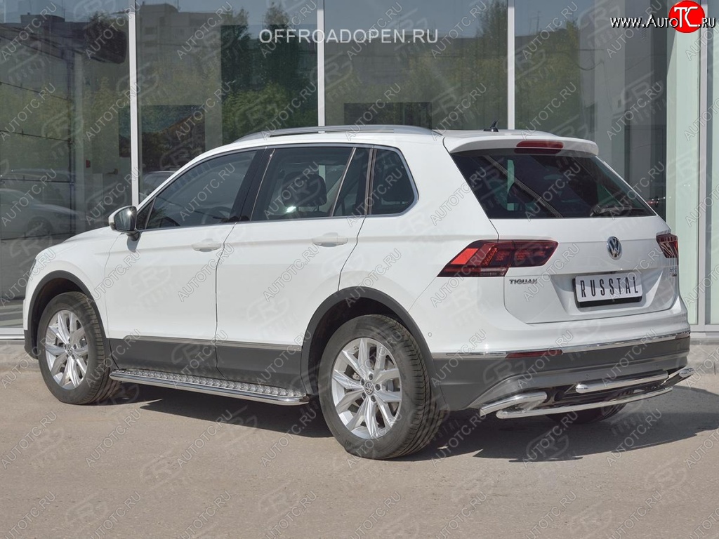 24 599 р. уголки SLITKOFF Volkswagen Tiguan Mk2 дорестайлинг (2016-2020)  с доставкой в г. Москва