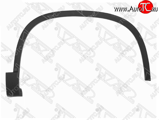 1 369 р. Правый молдинг арки крыла SAT (передний)  Volkswagen Tiguan  NF (2006-2017) дорестайлинг, рестайлинг  с доставкой в г. Москва