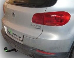 8 649 р. Фаркоп Лидер Плюс 2 Volkswagen Tiguan NF дорестайлинг (2006-2011) (Без электропакета)  с доставкой в г. Москва. Увеличить фотографию 7