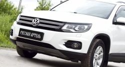 699 р. Реснички на фары RA Volkswagen Tiguan NF рестайлинг (2011-2017) (Неокрашенные)  с доставкой в г. Москва. Увеличить фотографию 4