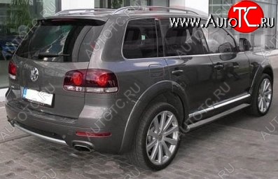 9 649 р. Накладки на колёсные арки CT v2 Volkswagen Touareg GP рестайлинг (2006-2010) (Неокрашенные)  с доставкой в г. Москва