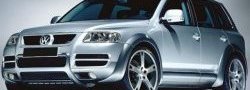 10 749 р. Пороги накладки ABT  Volkswagen Touareg  GP (2002-2010) дорестайлинг, рестайлинг (Неокрашенные)  с доставкой в г. Москва. Увеличить фотографию 1