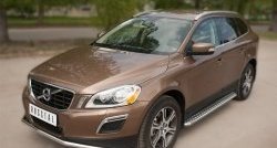 15 249 р. Одинарная защита переднего бампера диаметром 42 мм SLITKOFF Volvo XC60  дорестайлинг (2008-2013)  с доставкой в г. Москва. Увеличить фотографию 4