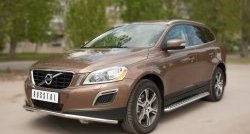 24 649 р. Широкая защита порогов SLITKOFF  Volvo XC60 (2008-2017)  дорестайлинг,  рестайлинг  с доставкой в г. Москва. Увеличить фотографию 2