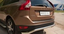 17 749 р. Защита заднего бампера (Ø63 мм волна, нержавейка) SLITKOFF Volvo XC60  дорестайлинг (2008-2013)  с доставкой в г. Москва. Увеличить фотографию 6