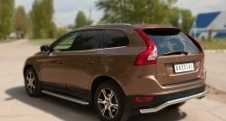 17 749 р. Защита заднего бампера (Ø63 мм волна, нержавейка) SLITKOFF Volvo XC60  дорестайлинг (2008-2013)  с доставкой в г. Москва. Увеличить фотографию 8