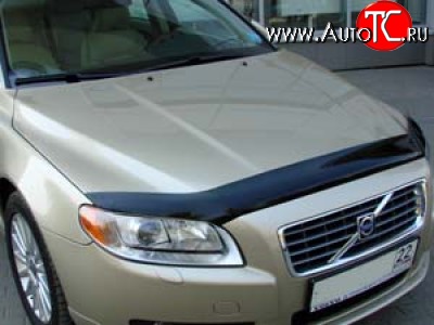 2 879 р. Дефлектор капота NovLine Volvo XC70 дорестайлинг (2007-2013)  с доставкой в г. Москва